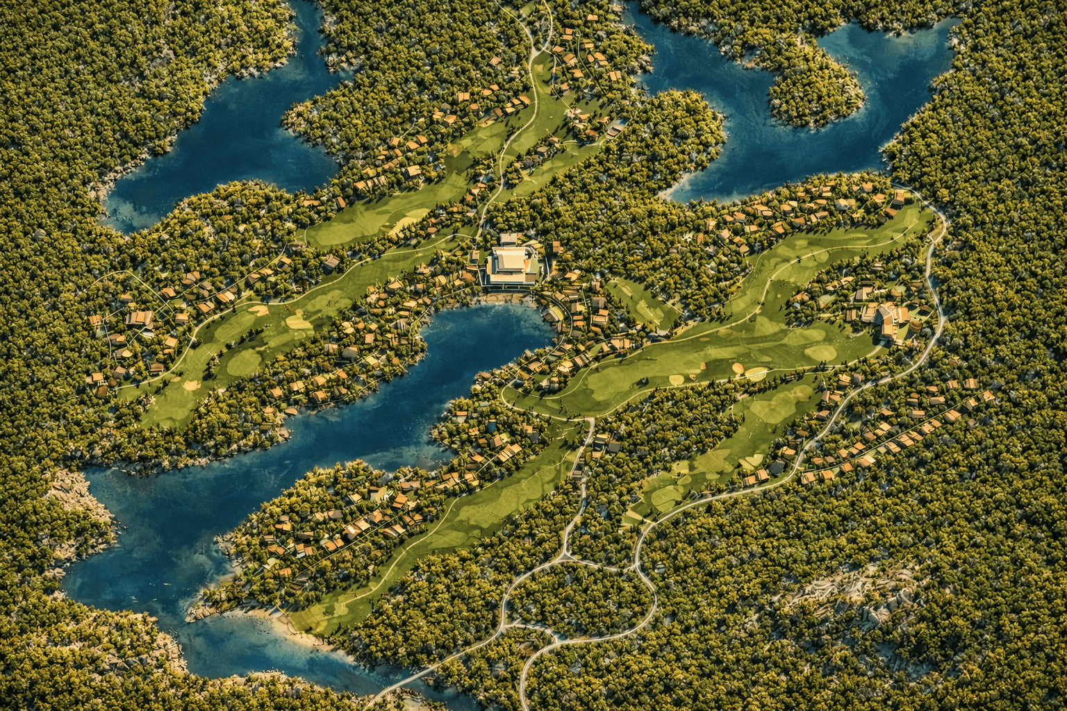 Landscape Arial View